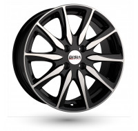 Disla Raptor W7.5 R17 PCD4x108 ET40 DIA67.1 Black Diamond